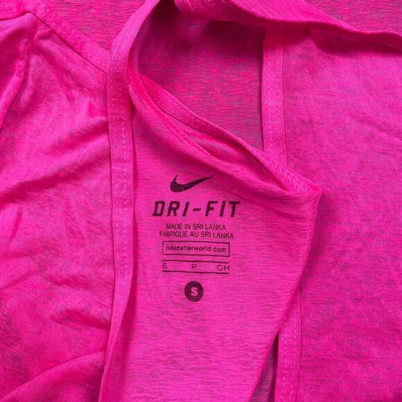 Nike Tank Top Womens Small Pink Gym Active Training Lightweight - Picture 3 of 8